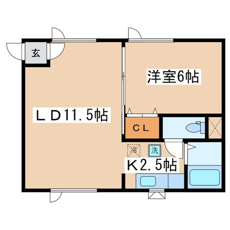 カトレアハイツの物件間取画像